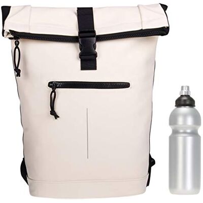 New Rebels Mart Time Bag Kurierrucksack Plane 51.1135 05 Cream Weiss +f Fahrradrucksack Rucksack wasserabweisend Laptopfach Sport Freizeit Fitness Reise Wertfach Roll-Top + Trinkflasche New Rebels Mart Time Bag Kurierrucksack Plane 51.1135 05 Cream Weiss +f Fahrradrucksack Rucksack wasserabweisend Laptopfach Sport Freizeit Fitness Reise Wertfach Roll-Top + Trinkflasche