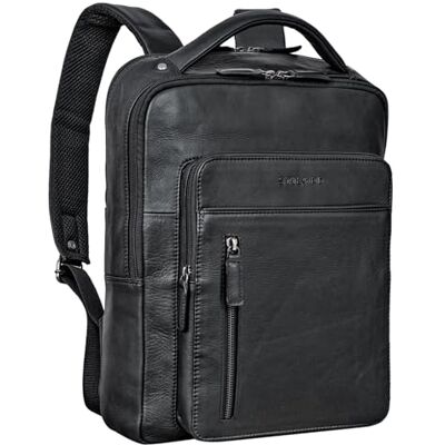 STILORD Tory Leder Rucksack Groß Herren Damen Business Vintage Rucksack Laptoprucksack 13-14 Zoll Handgepäck Reiserucksack Travel Backpack Echtleder Farbe:schwarz STILORD Tory Leder Rucksack Groß Herren Damen Business Vintage Rucksack Laptoprucksack 13-14 Zoll Handgepäck Reiserucksack Travel Backpack Echtleder Farbe:schwarz
