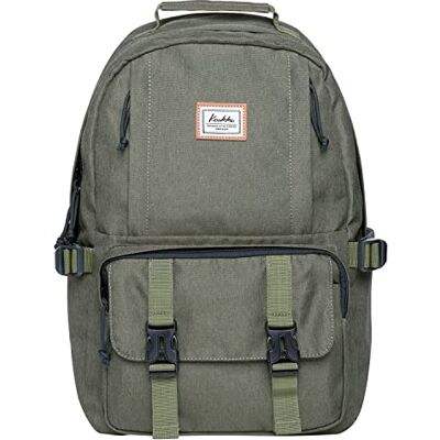 KAUKKO Schöner und durchdachter Rucksack mit Laptopfach für 15 Zoll Schule Uni 22L, Grün Jnl-ks21-08, one size, Tagesrucksack KAUKKO Schöner und durchdachter Rucksack mit Laptopfach für 15 Zoll Schule Uni 22L, Grün Jnl-ks21-08, one size, Tagesrucksack
