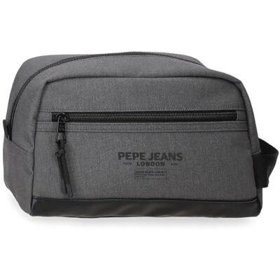 Pepe Jeans Waltford Nececer anpassbar, grau, 25 x 15 x 12 cm, Kunstleder und Polyester von Joumma Bags Pepe Jeans Waltford Nececer anpassbar, grau, 25 x 15 x 12 cm, Kunstleder und Polyester von Joumma Bags