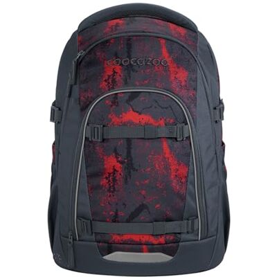 Coocazoo Mate Schulrucksack „Broken Black”, schwarz-rot, ergonomischer & anpassbarer Tornister, höhen- & größenverstellbar, mit Brustgurt & Hüftgurt, ab der 3. Klasse Coocazoo Mate Schulrucksack „Broken Black”, schwarz-rot, ergonomischer & anpassbarer Tornister, höhen- & größenverstellbar, mit Brustgurt & Hüftgurt, ab der 3. Klasse