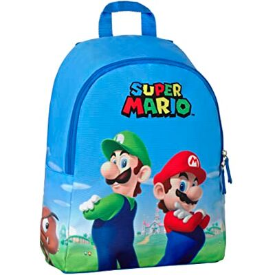 Super Mario Rucksack - Mario Luigi Ovale Kindertasche Super Mario Rucksack - Mario Luigi Ovale Kindertasche
