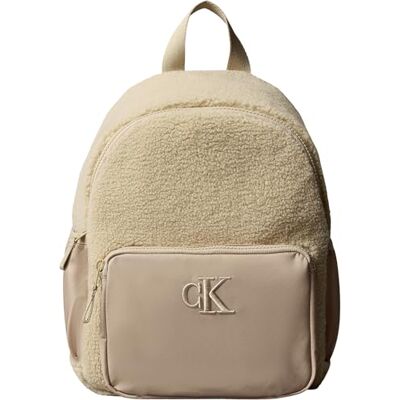 Calvin Unisex Teddy Medium Backpack IU0IU00650 Rucksack, Grau (Humus), Einheitsgröße Calvin Unisex Teddy Medium Backpack IU0IU00650 Rucksack, Grau (Humus), Einheitsgröße