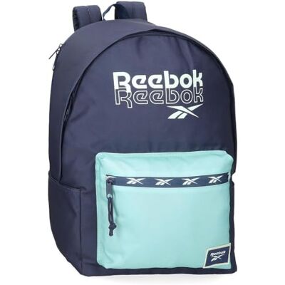 Reebok Andrew, Schulrucksack, blau-pinker Rucksack, aus Polyester, breite, ergonomische und gepolsterte Träger, mehrere Fächer, von Joumma Bags Reebok Andrew, Schulrucksack, blau-pinker Rucksack, aus Polyester, breite, ergonomische und gepolsterte Träger, mehrere Fächer, von Joumma Bags