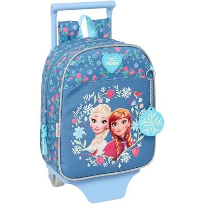 safta Frozen Kindergartenrucksack mit wagen, ideal für Kinder verschiedener Altersgruppen, bequem und vielseitig, Qualität und Widerstandsfähigkeit, 22 x 10 x 27 cm safta Frozen Kindergartenrucksack mit wagen, ideal für Kinder verschiedener Altersgruppen, bequem und vielseitig, Qualität und Widerstandsfähigkeit, 22 x 10 x 27 cm