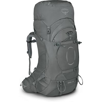 Osprey Ariel Unisex Rucksack, 65L, Medium Gray, XS/S Osprey Ariel Unisex Rucksack, 65L, Medium Gray, XS/S