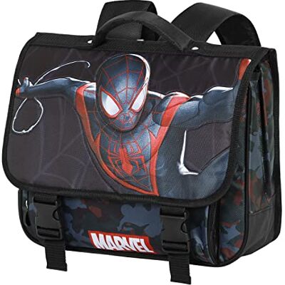 KARACTERMANIA Spiderman Miles-Cartable Rucksack 2.0, Schwarz KARACTERMANIA Spiderman Miles-Cartable Rucksack 2.0, Schwarz