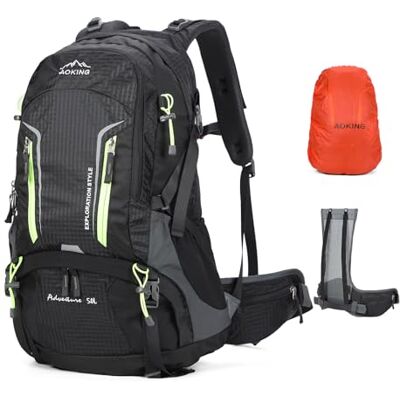 Aoking ,Rucksack zum Wandern/Klettern,40L_YJN79807,50L_YJN67363,Standardelemente: abnehmbares Airflow-Mesh-Board,wasserdicht,SOS-Pfeife,Regenschutz,Optionen: Wasserblase 2 Liter,Schlafsäcke Aoking ,Rucksack zum Wandern/Klettern,40L_YJN79807,50L_YJN67363,Standardelemente: abnehmbares Airflow-Mesh-Board,wasserdicht,SOS-Pfeife,Regenschutz,Optionen: Wasserblase 2 Liter,Schlafsäcke