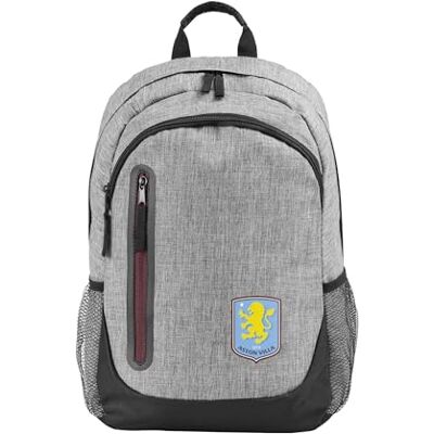 FOCO Offizielles Lizenzprodukt Aston Villa FC Heather Grey Laptop-Rucksack FOCO Offizielles Lizenzprodukt Aston Villa FC Heather Grey Laptop-Rucksack