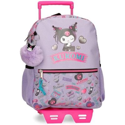 Pepe Jeans Kuromi Sanrio Retropop Freizeitrucksack Lila 27x33x11 cm Polyester 9,8L Pepe Jeans Kuromi Sanrio Retropop Freizeitrucksack Lila 27x33x11 cm Polyester 9,8L