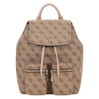 Guess Rucksack Freizeitrucksack Manhattan II Flap Backpack Latte Logo beige Guess Rucksack Freizeitrucksack Manhattan II Flap Backpack Latte Logo beige