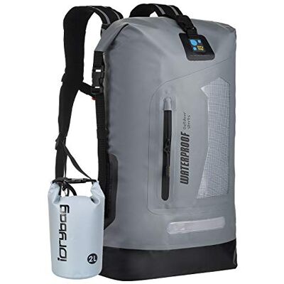 IDRYBAG Wasserdichter Rucksack Dry Bag 20L/30L/40L, schwimmender trockener Rucksack wasserdicht für Männer, Trockensack wasserdichte Tasche für Rucksackreisen, Kajak IDRYBAG Wasserdichter Rucksack Dry Bag 20L/30L/40L, schwimmender trockener Rucksack wasserdicht für Männer, Trockensack wasserdichte Tasche für Rucksackreisen, Kajak