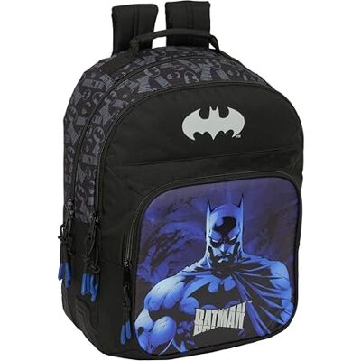 safta Batman Schulrucksack für Kinder, ideal für Kinder verschiedener Altersgruppen, bequem und vielseitig, Qualität und Widerstandsfähigkeit, 32 x 15 x 42 cm safta Batman Schulrucksack für Kinder, ideal für Kinder verschiedener Altersgruppen, bequem und vielseitig, Qualität und Widerstandsfähigkeit, 32 x 15 x 42 cm