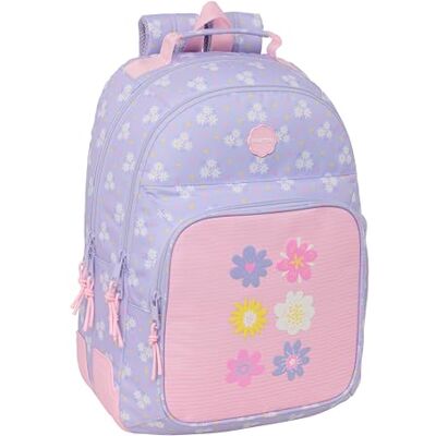safta Bouquet Schulrucksack für Kinder, ideal für Kinder verschiedener Altersgruppen, bequem und vielseitig, Qualität und Widerstandsfähigkeit, 32 x 15 x 42 cm safta Bouquet Schulrucksack für Kinder, ideal für Kinder verschiedener Altersgruppen, bequem und vielseitig, Qualität und Widerstandsfähigkeit, 32 x 15 x 42 cm
