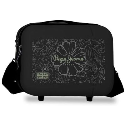 Pepe Jeans Eloise Nececer Adaptable Black 25x21x15 cm Rígido ABS 7, 8L 0, 8 kgs von Joumma Bags Pepe Jeans Eloise Nececer Adaptable Black 25x21x15 cm Rígido ABS 7, 8L 0, 8 kgs von Joumma Bags