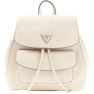 Guess Rucksack Freizeitrucksack Cresidia II Flap Backpack Cream White Logo creme Guess Rucksack Freizeitrucksack Cresidia II Flap Backpack Cream White Logo creme
