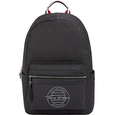 Tommy Hilfiger Rucksack Laptoprucksack Monogram Emboss Backpack Schwarz Tommy Hilfiger Rucksack Laptoprucksack Monogram Emboss Backpack Schwarz
