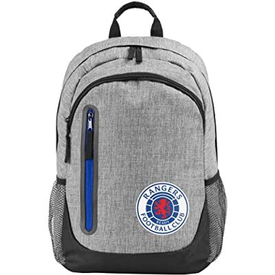 FOCO Offizielles Lizenzprodukt Rangers FC Heather Grey Laptop-Rucksack FOCO Offizielles Lizenzprodukt Rangers FC Heather Grey Laptop-Rucksack