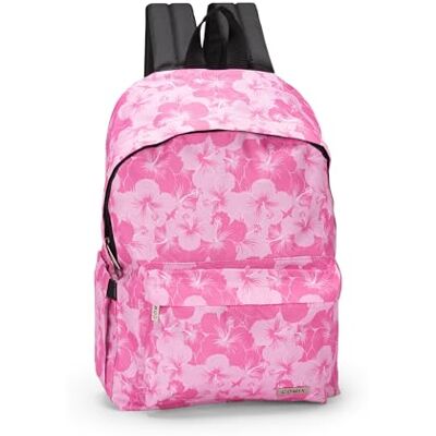 COMIX CENTURFIT Unisex Kinder Zaino Americano Hibiscus Amerikanischer Rucksack Allover Hibiskus , Rosa COMIX CENTURFIT Unisex Kinder Zaino Americano Hibiscus Amerikanischer Rucksack Allover Hibiskus , Rosa