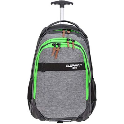 Elephant Schultrolley Rucksack Trolley Mädchen Jungen 12724 TT Green Hero Signature Kinder Schule Schulrucksack mit Rollen Räder Trolly Rucksacktrolley Trolleyrucksack Grau Grün Elephant Schultrolley Rucksack Trolley Mädchen Jungen 12724 TT Green Hero Signature Kinder Schule Schulrucksack mit Rollen Räder Trolly Rucksacktrolley Trolleyrucksack Grau Grün