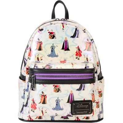 Loungefly Disney Villains Iridescent Mini Rucksack Loungefly Disney Villains Iridescent Mini Rucksack