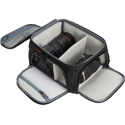 TARION Kamera Einsatztasche Gepolsterte Innentasche mit Abnehmbare Decke TARION Kamera Einsatztasche Gepolsterte Innentasche mit Abnehmbare Decke