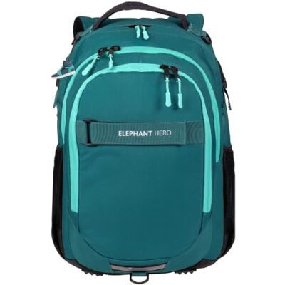Elephant Schulrucksack HERO SIGNATURE Rucksack (Petrol Türkis Solid 13205) Mädchen Jungen Schule Schultasche Brustgurt Laptopfach Bodennoppen Organizerfach großes Hauptfach Elephant Schulrucksack HERO SIGNATURE Rucksack (Petrol Türkis Solid 13205) Mädchen Jungen Schule Schultasche Brustgurt Laptopfach Bodennoppen Organizerfach großes Hauptfach
