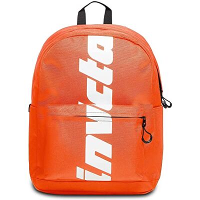 Invicta Carlson Schulranzen, Daypack, Tagesrucksack, Rucksack mit Trinkflaschenfach, Laptopfach, für Schule, Sport und Freizeit, Mädchen Jungen, orange Invicta Carlson Schulranzen, Daypack, Tagesrucksack, Rucksack mit Trinkflaschenfach, Laptopfach, für Schule, Sport und Freizeit, Mädchen Jungen, orange