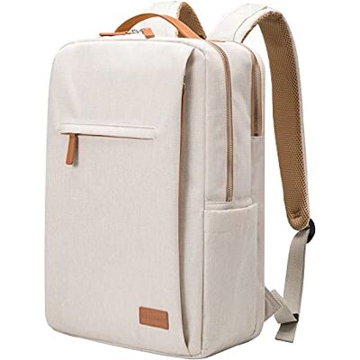 NOBLEMAN Laptop-Rucksack für Herren, wasserabweisender Reiserucksack für Laptops bis 17 Zoll (43,2 cm), Tagesrucksack mit USB-Anschluss, Beige, 11.8 * 6.8 * 16.5inch, Causal NOBLEMAN Laptop-Rucksack für Herren, wasserabweisender Reiserucksack für Laptops bis 17 Zoll (43,2 cm), Tagesrucksack mit USB-Anschluss, Beige, 11.8 * 6.8 * 16.5inch, Causal