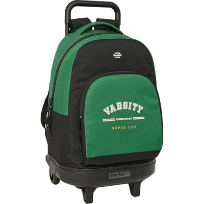 safta BLACKFIT8 VARSITY Großer Rucksack mit Rädern, kompakt, abnehmbar, ideal für Kinder verschiedener Altersgruppen, bequem und vielseitig, Qualität und Widerstandsfähigkeit, 33 x 22 x 45 cm safta BLACKFIT8 VARSITY Großer Rucksack mit Rädern, kompakt, abnehmbar, ideal für Kinder verschiedener Altersgruppen, bequem und vielseitig, Qualität und Widerstandsfähigkeit, 33 x 22 x 45 cm