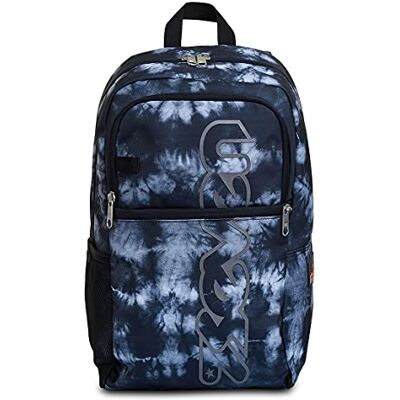 Seven IMOVEPACK Rucksack aus nachhaltigem Stoff, Praktische Schultasche für Teenager, Mädchen und Jungen, für Uni, Sport & Freizeit, blau- schwarz Seven IMOVEPACK Rucksack aus nachhaltigem Stoff, Praktische Schultasche für Teenager, Mädchen und Jungen, für Uni, Sport & Freizeit, blau- schwarz