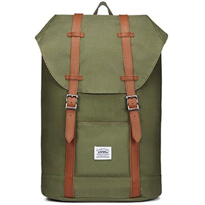 KAUKKO Rucksack Damen Herren Schön und Praktisch Daypack für Schule, Uni, Beruf und Freizeit mit 14" Laptopfach Tasche für den Alltag,18L KAUKKO Rucksack Damen Herren Schön und Praktisch Daypack für Schule, Uni, Beruf und Freizeit mit 14" Laptopfach Tasche für den Alltag,18L