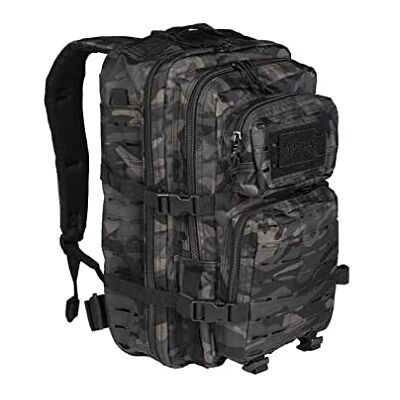 Mil-Tec US Assault Pack Laser Cut Tagesrucksack • Taktischer Militär Rucksack mit Laser-Cut MOLLE-System • Bundeswehr Rucksack, Wanderrucksack oder Reiserucksack für Outdoor, Camping & Einsatz Mil-Tec US Assault Pack Laser Cut Tagesrucksack • Taktischer Militär Rucksack mit Laser-Cut MOLLE-System • Bundeswehr Rucksack, Wanderrucksack oder Reiserucksack für Outdoor, Camping & Einsatz