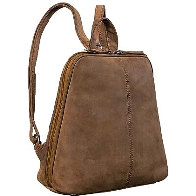 STILORD Calla Lederrucksack Damen Klein Elegant Rucksack Frauen City Daypack Backpack Modern Ledertasche Kleiner Tagesrucksack 10-11 Zoll Tabletrucksack Echtleder Farbe:tarragona braun STILORD Calla Lederrucksack Damen Klein Elegant Rucksack Frauen City Daypack Backpack Modern Ledertasche Kleiner Tagesrucksack 10-11 Zoll Tabletrucksack Echtleder Farbe:tarragona braun