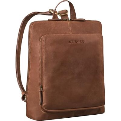 STILORD Marla Moderner Rucksack Leder Damen Klein 10,1-10,9 Zoll Tablet-Fach Tagesrucksack Frauen Kleiner Damenrucksack Cityrucksack Lederrucksack Damen Echtleder Farbe:Messina braun STILORD Marla Moderner Rucksack Leder Damen Klein 10,1-10,9 Zoll Tablet-Fach Tagesrucksack Frauen Kleiner Damenrucksack Cityrucksack Lederrucksack Damen Echtleder Farbe:Messina braun