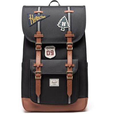 Herschel Little America™ Backpack, Patches Black Herschel Little America™ Backpack, Patches Black