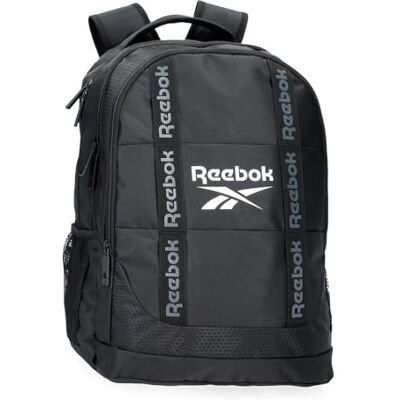 Reebok Rick Laptop-Rucksack 15.6 "Zoll Schwarz 34x46x15 cm Polyester 23.5L von Joumma Bags Reebok Rick Laptop-Rucksack 15.6 "Zoll Schwarz 34x46x15 cm Polyester 23.5L von Joumma Bags