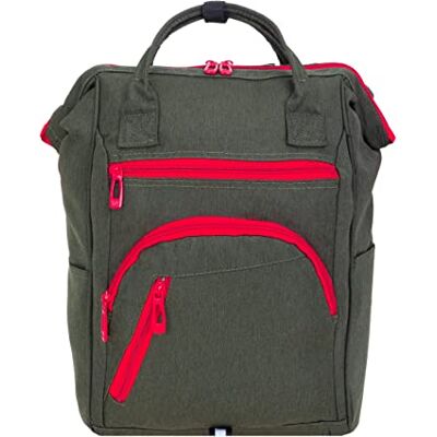 Elephant Rucksack Finn Twice A4 Bürorucksack Cityrucksack 12830 Oliv Dunkelgrün Zip Rot Daypack Freizeitrucksack Reise Damen Herren Auswahl Elephant Rucksack Finn Twice A4 Bürorucksack Cityrucksack 12830 Oliv Dunkelgrün Zip Rot Daypack Freizeitrucksack Reise Damen Herren Auswahl