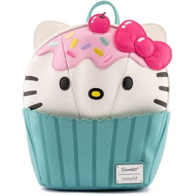 Loungefly Sanrio Hello Kitty Cupcake Adult Womens Double Strap Shoulder Bag Purse Loungefly Sanrio Hello Kitty Cupcake Adult Womens Double Strap Shoulder Bag Purse