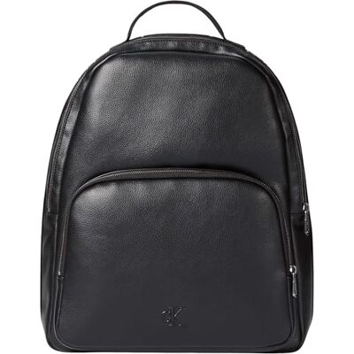 Calvin Herren Rucksack Webbing Strap Round mit Logo-Gurtband, Schwarz (Black/White Webbing), Einheitsgröße Calvin Herren Rucksack Webbing Strap Round mit Logo-Gurtband, Schwarz (Black/White Webbing), Einheitsgröße