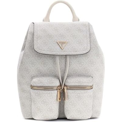 Guess Rucksack Freizeitrucksack Manhattan II Flap Backpack Bone Logo creme Guess Rucksack Freizeitrucksack Manhattan II Flap Backpack Bone Logo creme