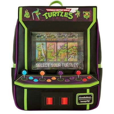 Loungefly Teenage Mutant Ninja Turtles 40th Anniversary Vintage Arcade Mini Backpack Loungefly Teenage Mutant Ninja Turtles 40th Anniversary Vintage Arcade Mini Backpack