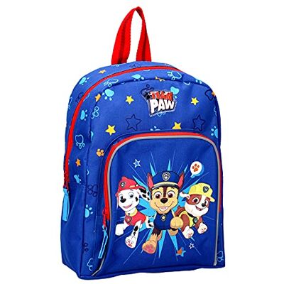 Vadobag Paw Patrol Kinder Rucksack mit Marshall Chase Rubble, 30x25x9cm, blau Vadobag Paw Patrol Kinder Rucksack mit Marshall Chase Rubble, 30x25x9cm, blau