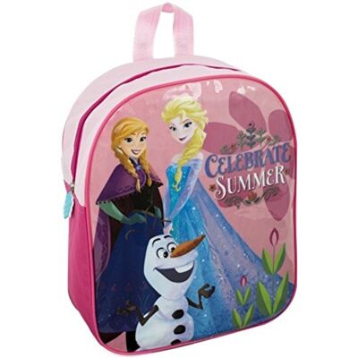 Disney Elsa Anna Olaf Rucksack, offizielles Lizenzprodukt, Pink Disney Elsa Anna Olaf Rucksack, offizielles Lizenzprodukt, Pink