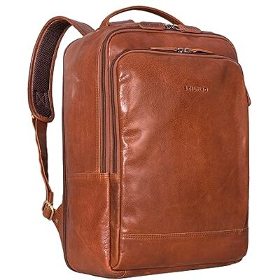 STILORD Beck Business Rucksack Herren Leder Backpack Groß Laptoprucksack 16 Zoll Daypack Cityrucksack Leder Vintage Uni Rucksack Studenten Farbe:maraska braun STILORD Beck Business Rucksack Herren Leder Backpack Groß Laptoprucksack 16 Zoll Daypack Cityrucksack Leder Vintage Uni Rucksack Studenten Farbe:maraska braun