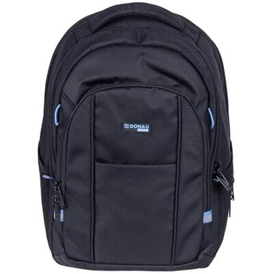 DONAU TRAVEL Paris Laptop Rucksack/ 15,6"/ arbeiten/zur Universität/wasserdichtes material/ 34x20x44 cm/Fassungsvermögen 30 Liter/Schwarz DONAU TRAVEL Paris Laptop Rucksack/ 15,6"/ arbeiten/zur Universität/wasserdichtes material/ 34x20x44 cm/Fassungsvermögen 30 Liter/Schwarz