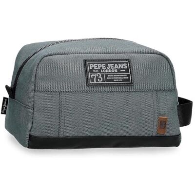 Pepe Jeans Aiden Nececer, anpassungsfähig, 25 x 15 x 12 cm, Polyester mit Kunstlederdetails, Marineblau, 4.97L von Joumma Bags Pepe Jeans Aiden Nececer, anpassungsfähig, 25 x 15 x 12 cm, Polyester mit Kunstlederdetails, Marineblau, 4.97L von Joumma Bags