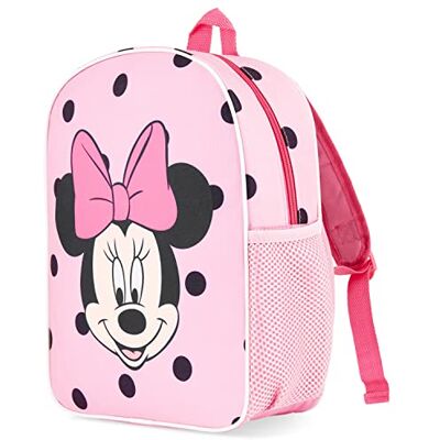 Disney Kinder Rucksack Kindergartenrucksack Mädchen Minnie Mouse Stitch Eiskönigin Elsa Backpack Rucksack Kindergarten Mädchen 3-6 Jahre Kinder Geschenke (Rosa Marie) Disney Kinder Rucksack Kindergartenrucksack Mädchen Minnie Mouse Stitch Eiskönigin Elsa Backpack Rucksack Kindergarten Mädchen 3-6 Jahre Kinder Geschenke (Rosa Marie)