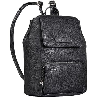 STILORD Johanna Kleiner Lederrucksack Damen Modern Rucksack Elegant Leder Frauen Daypack Vintage Cityrucksack Rucksackhandtasche Farbe:schwarz STILORD Johanna Kleiner Lederrucksack Damen Modern Rucksack Elegant Leder Frauen Daypack Vintage Cityrucksack Rucksackhandtasche Farbe:schwarz
