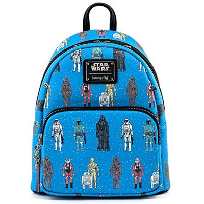 Loungefly Star Wars Action Figures Frauen Mini-Rucksack Multicolor Loungefly Star Wars Action Figures Frauen Mini-Rucksack Multicolor
